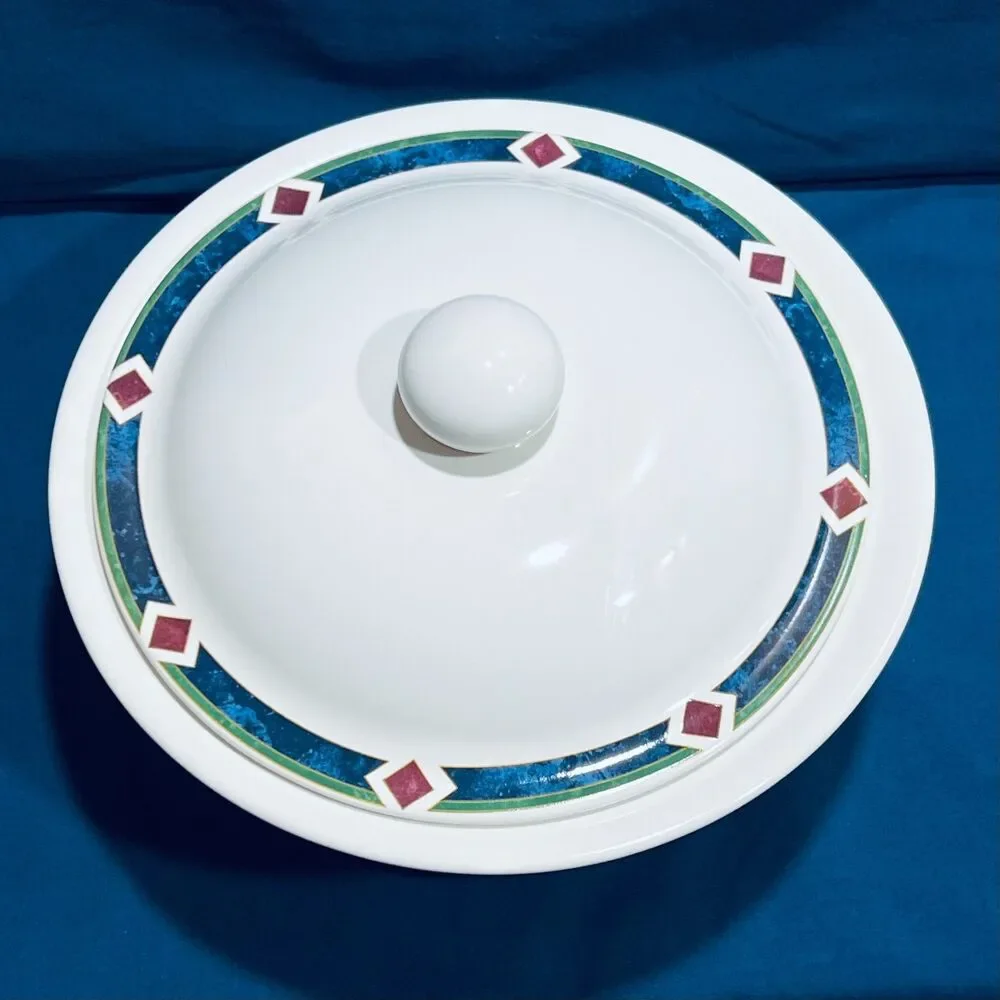 Vintage Pfaltzgraff Stoneware Amalfi Classic 2.5 Qt Round Covered Casserole Dish